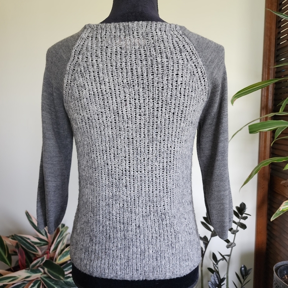 LOFT sweater, grey, small - Picture 3 of 6